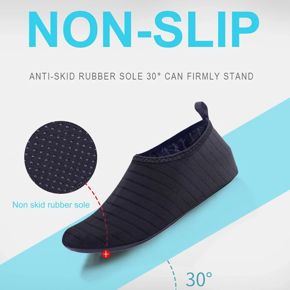 Size Customization Mens Womens Water Shoes Barefoot Beach Pool Shoes Quick-Dry Aqua Yoga Socks for Surf Swim Water 