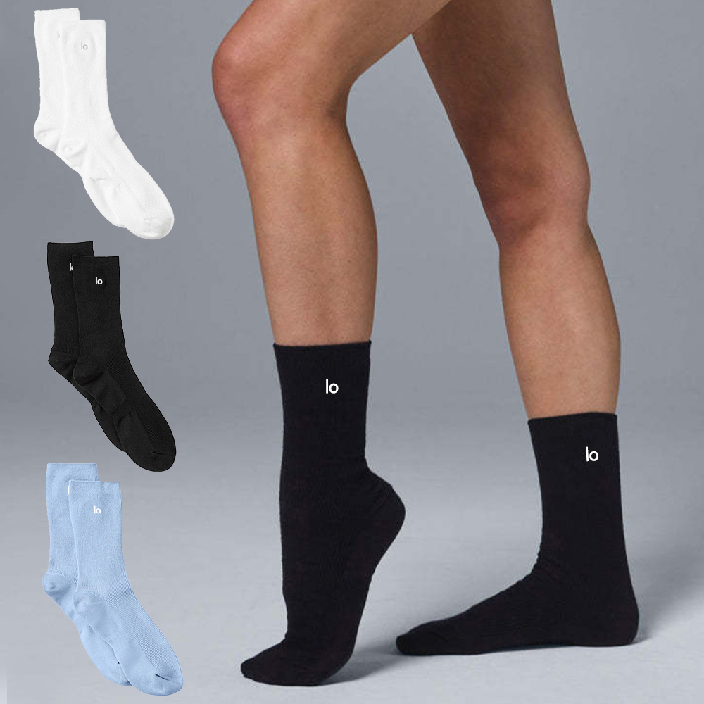 long-term collaboration Unisex Yoga Sports Socks Mid Tube Breathable Socks Solid Color Soft Socks for Four 