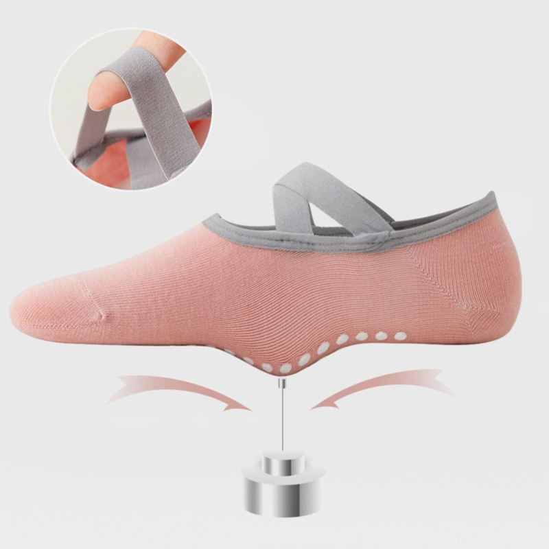 made-to-order Women Professional Pilates Socks Anti-Slip Breathable Backless Yoga Socks Ankle Ladies Ballet Dance Sports Socks 