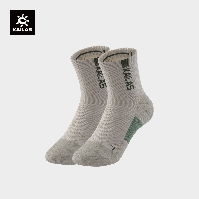 Best Price KAILAS Men's Low-cut Hiking Socks COOLMAX Yarn Antibacterial Odor-Resistant Seamless Trekking Socks 