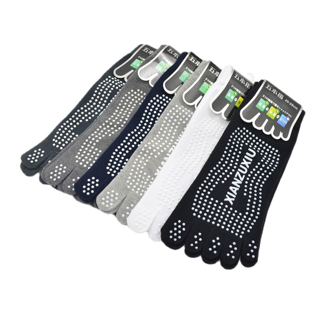 home use Volume Discount Antislip Five Finger Socks Kids Cotton Mesh Breathable Children Accessories Sport Split Toe 