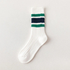 express shipping Fashion Colorful Striped Mid Sports Socks for Men Women Cotton Breathable Running Basketball Cycling Casual 