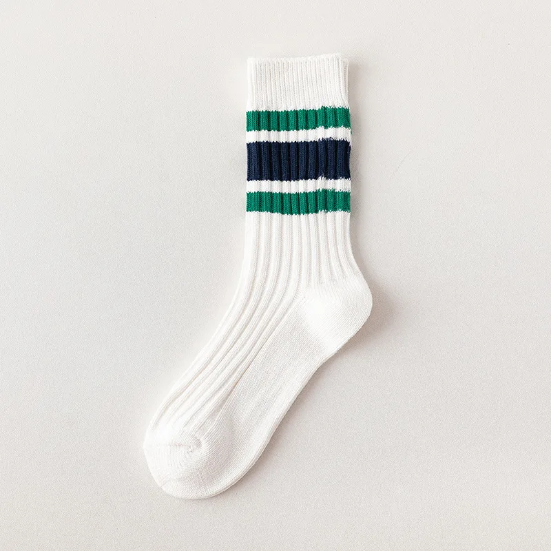 express shipping Fashion Colorful Striped Mid Sports Socks for Men Women Cotton Breathable Running Basketball Cycling Casual 