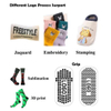 Men Women Personalized Mobility Pointe Studio Custom Yoga Dance Sticky Grip Bamboo Cotton Crew Sports Anti-Slip Sock with Non Slip Logo