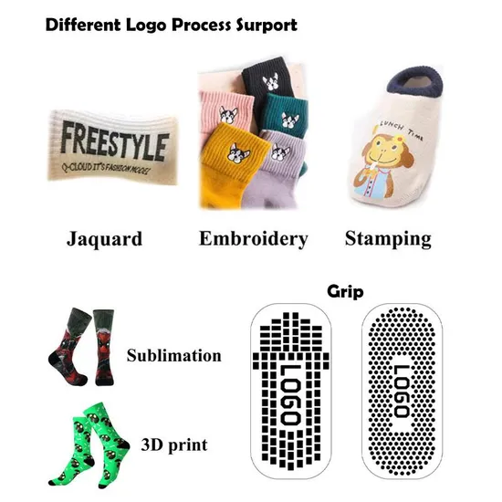 Men Women Personalized Mobility Pointe Studio Custom Yoga Dance Sticky Grip Bamboo Cotton Crew Sports Anti-Slip Sock with Non Slip Logo