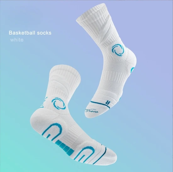 Elite Performance Elite Basketball Socks with Towel Bottom