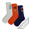 Free Design & Mock-up Made Own Pattern Cotton Men Sock Custom Labels Sock Custom Logo Private Label Socks