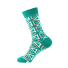 Wholesale Custom Geometry Funky Colored Fashion Novelty Cotton Happy Men Designer Socks