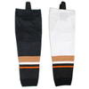 Men′s Summer Breathable Antibacterial Sports Running Socks Knitted Crew Height with Custom Logo on Cuff