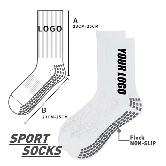Wholesale Custom Logo Unisex Soccer Grip OEM&ODM Football Designer Non Slip Sport Socks