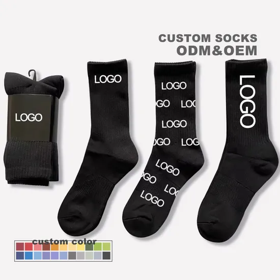 High Quality Cycling Custom Brand Athletic Design Logo Basketball Manufacturers Sports Socks