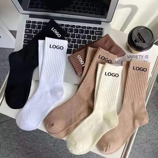 Free Packing Quick Dry Custom Logo Women Sports Cotton Brand Customized Design Men Socks