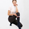 Custom Logo Compression Knee High Elastic Cotton Equestrian Horse Riding Socks