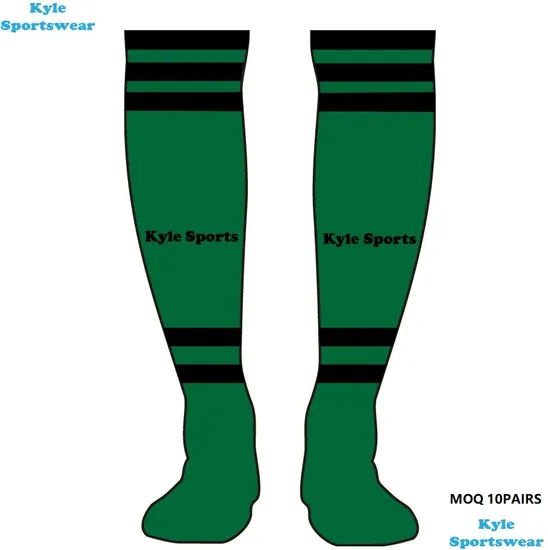 Custom Baseball Socks Hockey Rugby Football Soccer Cotton Jacquard Knitted Softball Socks