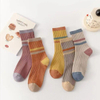 Trendy Japanese Inspired Crew Socks for Women, Moisture Wicking