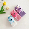 Doll Ins Hipster Baby Children′s MID Tube Socks Cute Hairball Doll Purple BV Green Cotton Runway Calf Socks