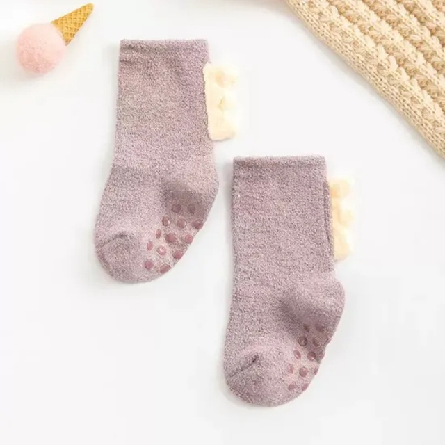 Wholesale Soft Comfortable Girls Baby Hosiery % Cotton Terry Children Sock Crew Socks for Baby