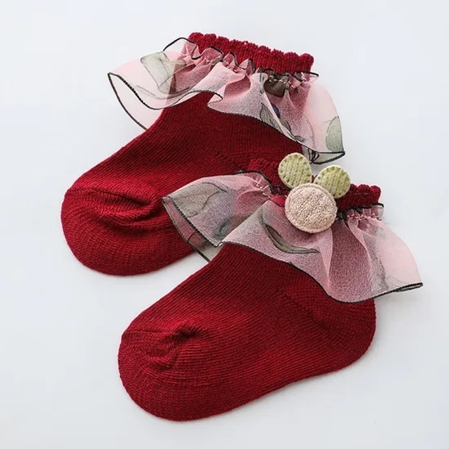 Wholesale Hot Sale High Quality Soft % Cotton Custom Short Children Baby Kids Socks