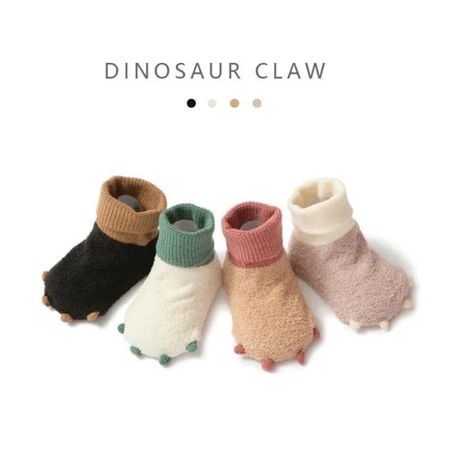 Three Dimensional Non Slip Floor Socks Reinforced Warm Children Baby Shoes and Socks