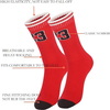  Youth boys basketball socks sports running socks basketball team sports star socks suitable for youth boys and Summer thin 