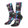  Retro Death Grips The Money Store Cover Basketball Socks Polyester Long Socks for Women 