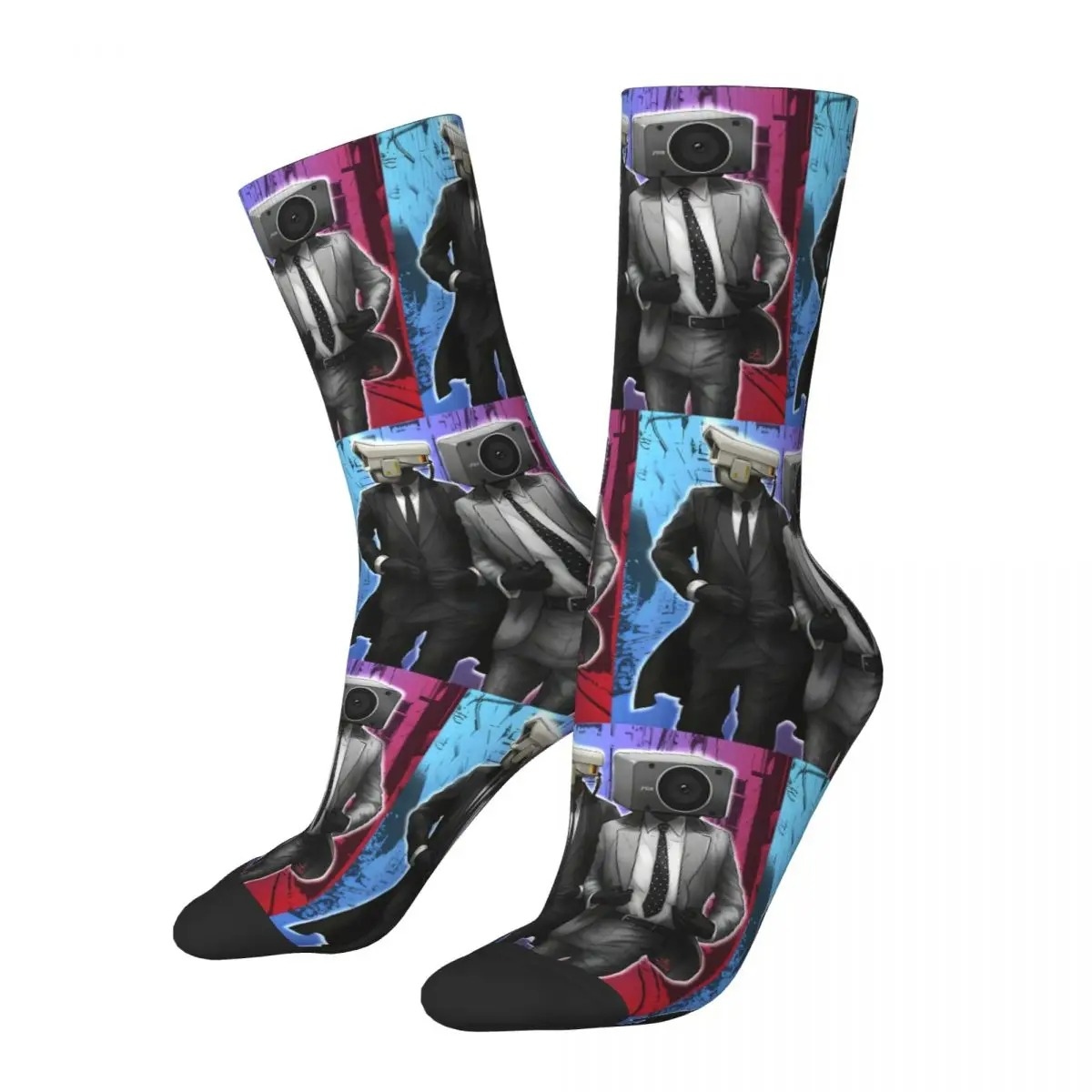  Retro Death Grips The Money Store Cover Basketball Socks Polyester Long Socks for Women 