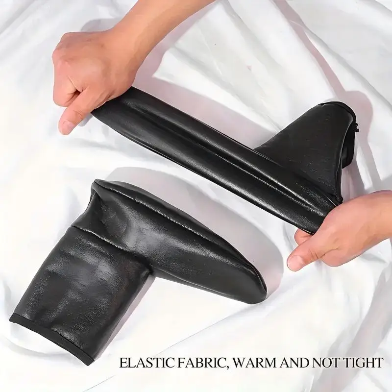 e-commerce ready Autumn&Winter Adult Warm Socks men&women s Velvet Thick Sole Anti Slip High Top Floor Shoes Waterproof 