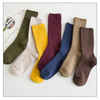 Global Supplier Ice Silk Socks women s Medium Tube Socks Deodorant Breathable Sweat absorbing Soft Cotton Solid Color Stocking 