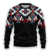 large-scale procurement Vintage Tribal D Print Ugly Christmas Sweater For women Aztec Funny Sweater Xmas Holiday Crew Neck 