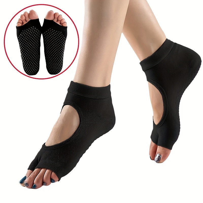 value for money High Quality Women Yoga Socks Anti Slip Two Toe Sport Cotton Pilates Sock Breathable Quick Dry Ballet