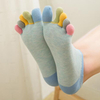 High Demand women Girls New Toe Socks Funny Five Fingers Socks Striped Cotton Breathable women s Short 