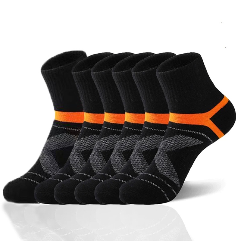 High Quality Men Cotton Socks Black Sports Socks Casual Soft Running Summer Absorb Sweat Breathable Male Sock Sokken