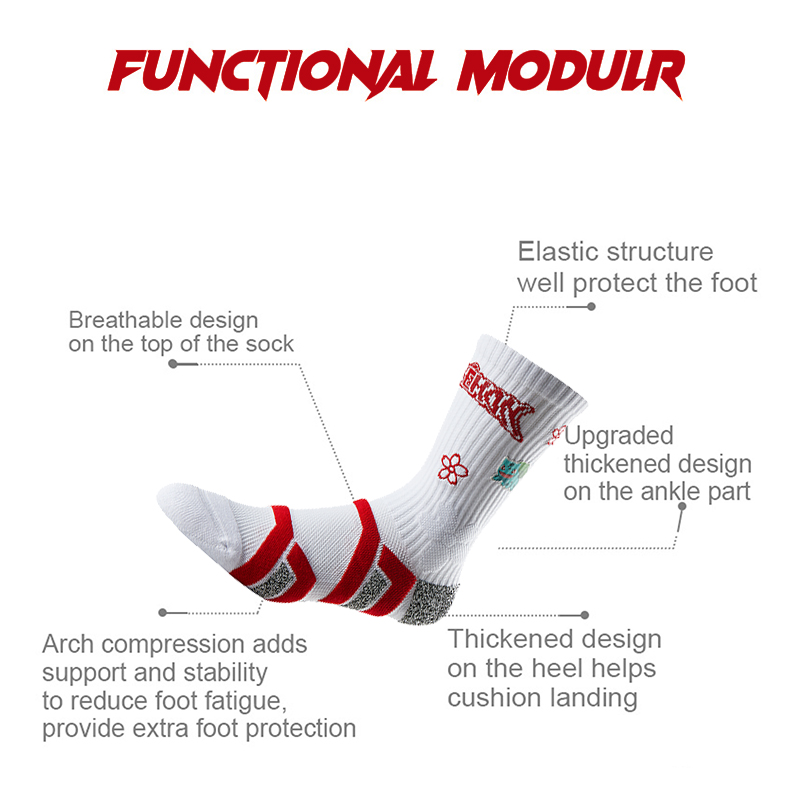  Retro Travis Scott Basketball Socks Polyester Long Socks for Unisex 