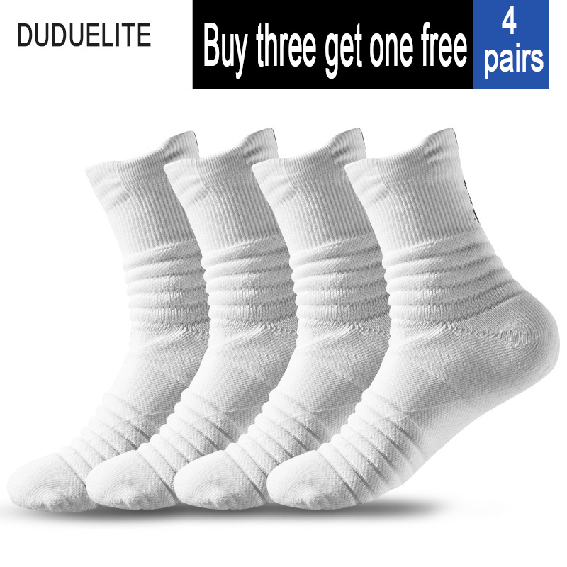  Professional Basketball Socks Elite Basketball Sports Socks Protective Wicking Men Outdoor Cycling Climbing 