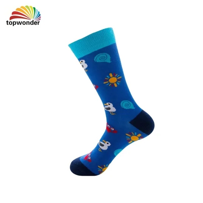 Wholesale and Customize Fashion Dress Crew Sock in All Designs and Sizes