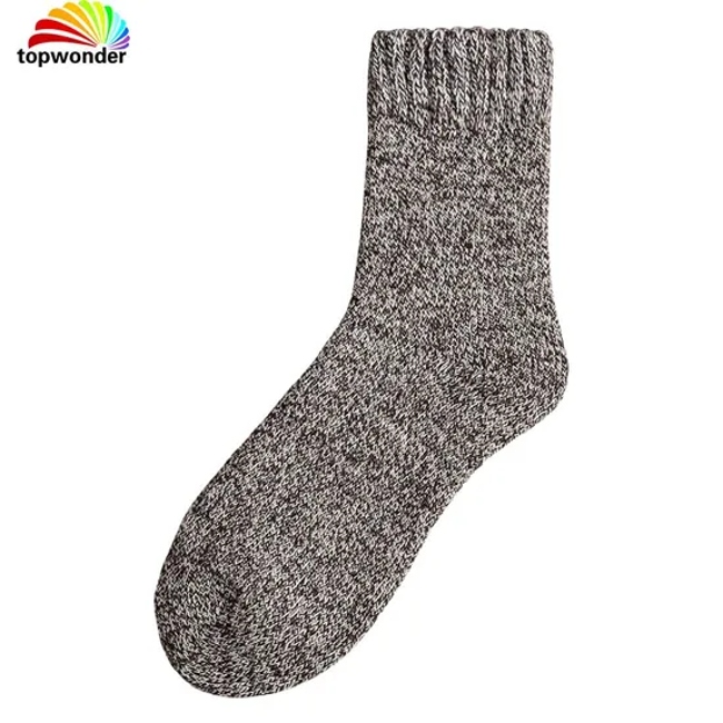 Customize All Sorts of Winter Thick Thermal Melange Sock Wool Sock Merino Sock Winter Sock in Many Designs, Colors and Sizes