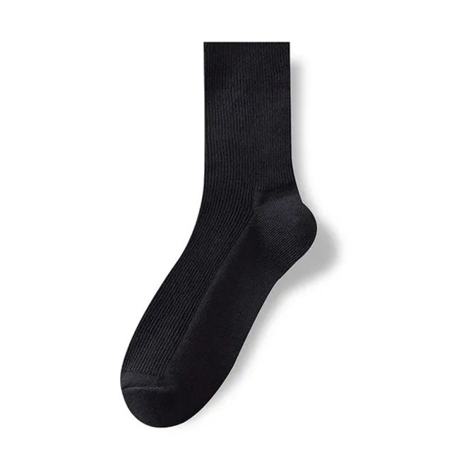 White Socks for Men Women Breathable Sustainable Running Soft Crew Socks Anti-Slip Casual Socks Unisex