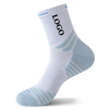 Design Your Logo Men Women Fitness Crew Sports Socks for Adults with Customized Logo Summer Autumn Sustainable Sporty Athletic Socks