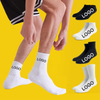 Make to Order Customised Packaging Socks-Stocking Wholesale Unisex Brand Crew Cotton Designer High Quality Men Women Custom Sports Socks