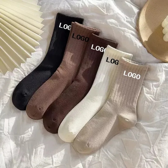 Preformance Low MOQ Design High Quality Cotton Design Crew Sporty Men Athletic Women Sports Gym Running Fashion Logo Custom Socks