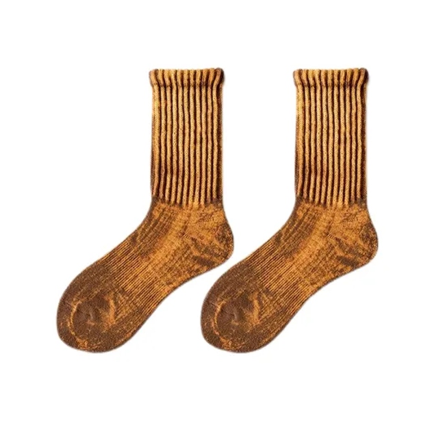 Wholesale Different Colours Cotton Crew Sports Men Streetwear Fashion New Style Breathable Comfortable Custom Tie Dye Socks