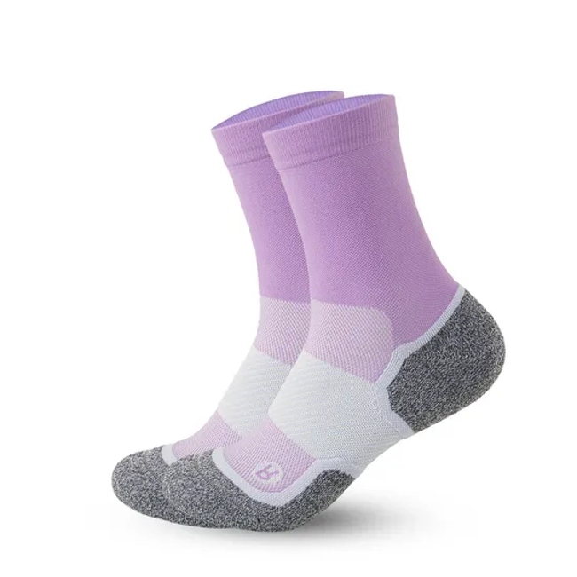 Custom Logo Premium Athletic Crew Sports Socks Cushioned Knitted Basketball and Football Running Socks