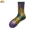 Customize and Wholesale Tie-Dyed Color Crew Fashion Stripe Sock in Many Colors at Low Prices