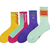 2024 Jacquard Embroidered Socks Customized Cross Border Men′s and Women′s Trendy Sports MID Length Cotton Socks Customized Logo Text