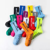 Colorful Custom Logo Men Football Running Soccer Sock Cotton Anti-Slip Sports Crew Socks