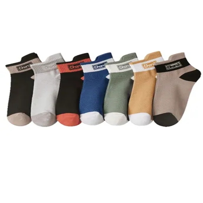 Wholesale Custom Logo Crew Cotton Men Socks Personalized Customised Design Bamboo Crazy Designer Anti Slip Socks