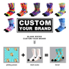 Xianghui Custom Logo Crew Socks Men Running Sport Cycle Athletic Basketball Socks