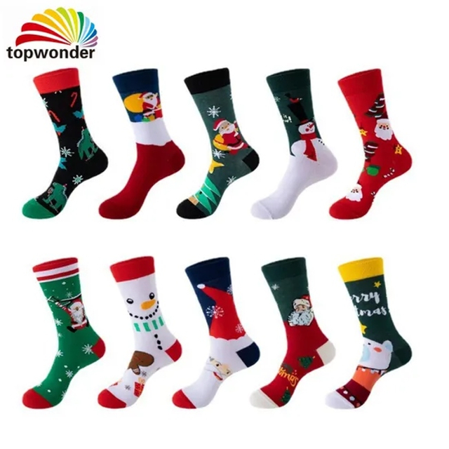 Wholesale and Customize All Sorts of Christmas Sock Knee High Sock Geometric Figure Sock Diamond Sock Dress Sock Crew Sock in Many Designs