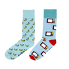Unisex Women Men Fashion Wholsale Cotton Polyester Daily Crew Socks