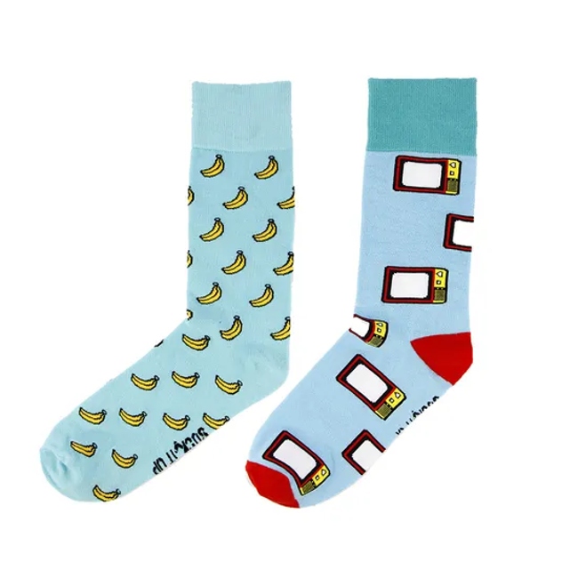 Unisex Women Men Fashion Wholsale Cotton Polyester Daily Crew Socks